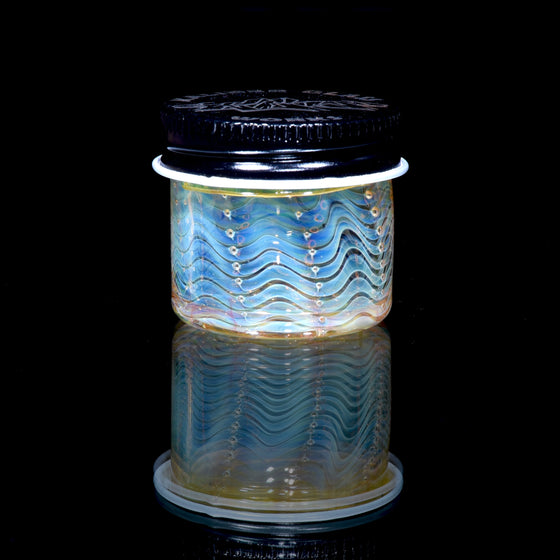 Lidded Airtight Baller Jar - Fume Bubble Trap Wrap & Rake