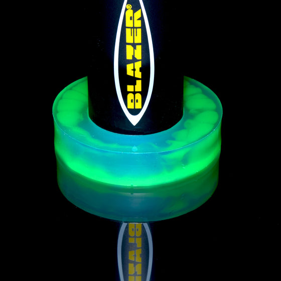 Custom Resin Base for Blazer GT8000 Big Shots - UV Green/Sky Blue