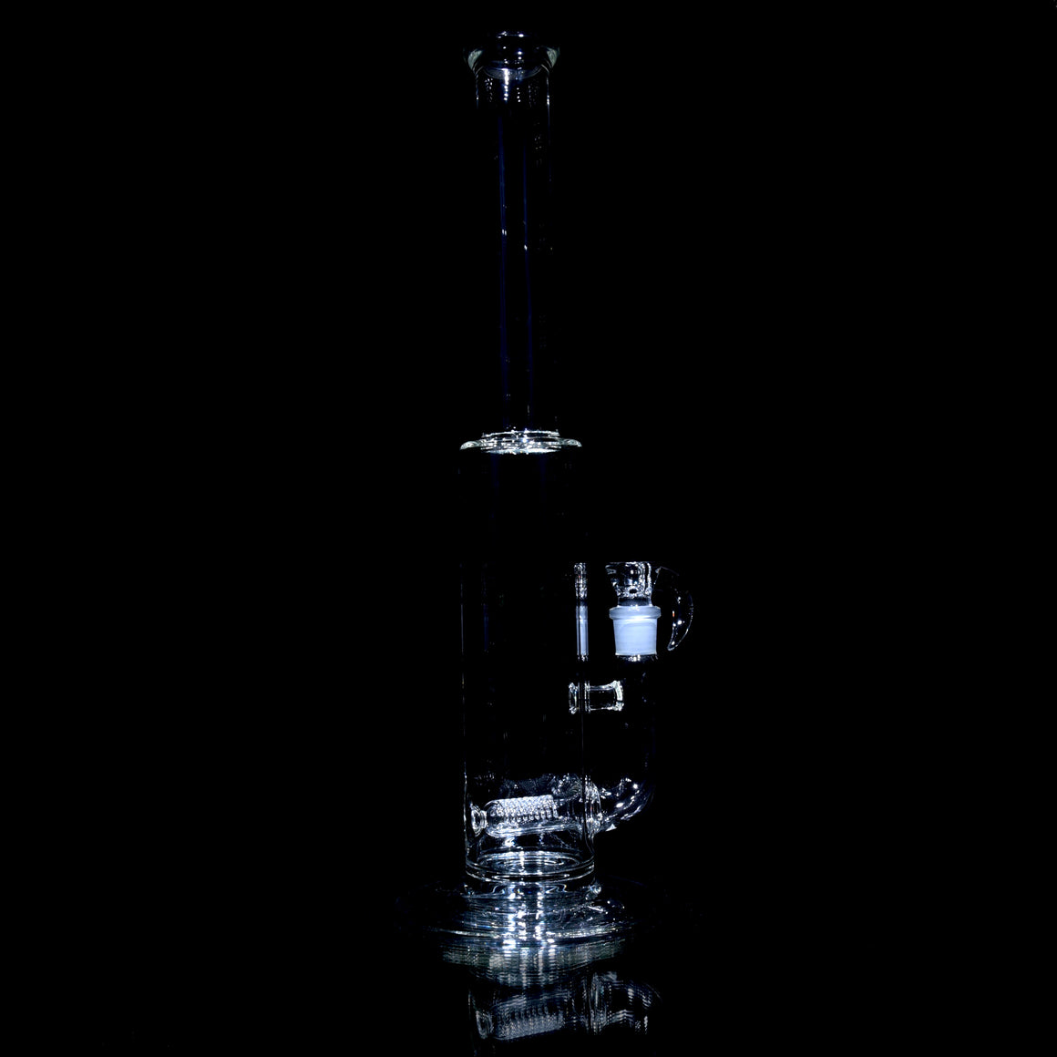 65mm/38mm Bore Upgrid Stemline Tube w/ 4-hole Horned Slide - Clear - 18mm Female
