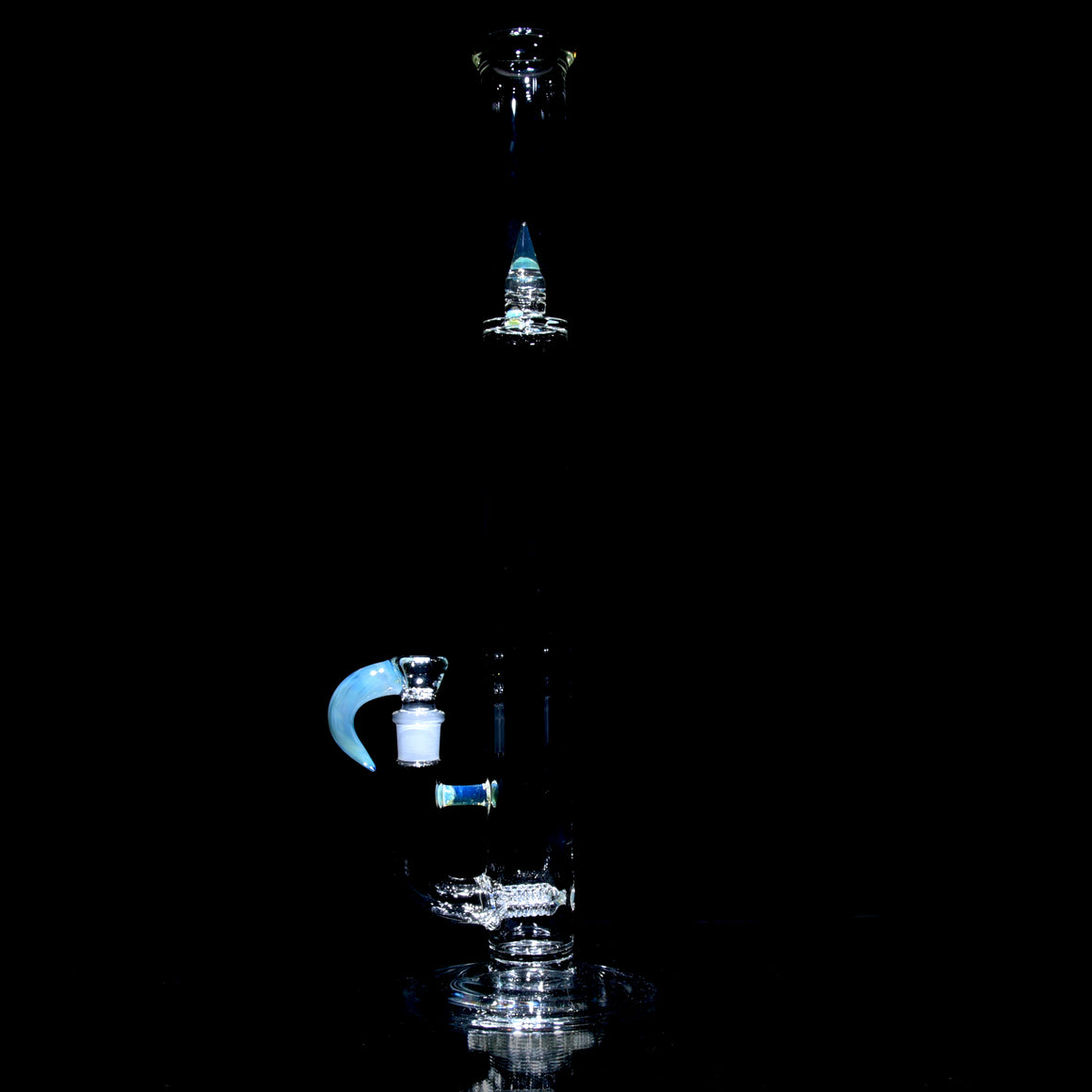 Accented 44mm Triple Stemline Straight Tube w/ 4-hole Horned Slide - Ozone - 18mm Female