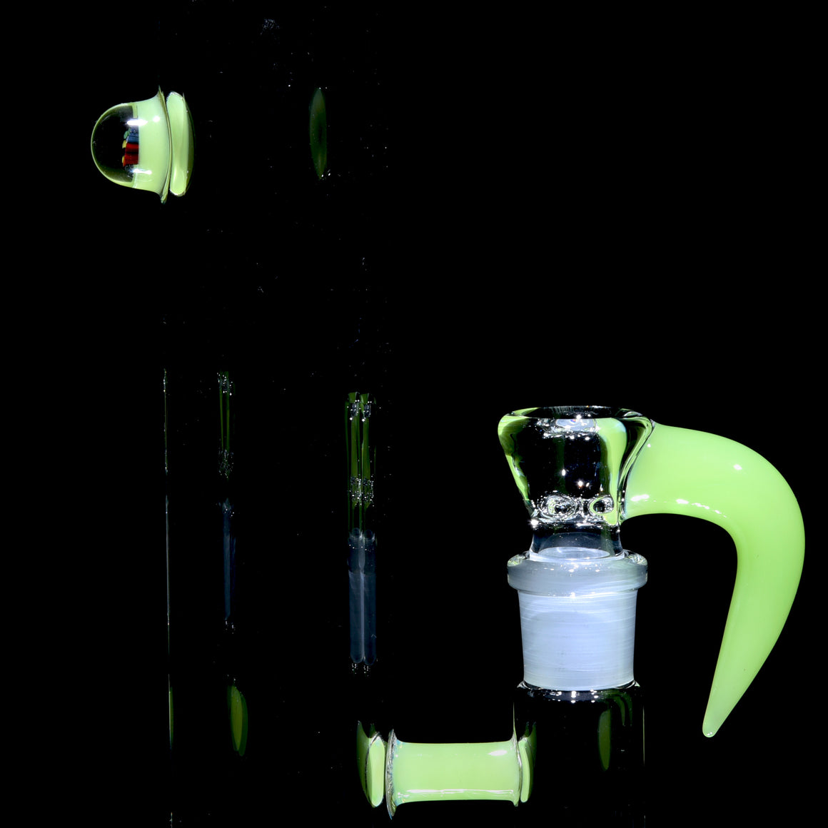 Accented 44mm Upgrid Stemline Straight Tube w/ Mille & 4-hole Horned Slide - Antidote - 18mm Female