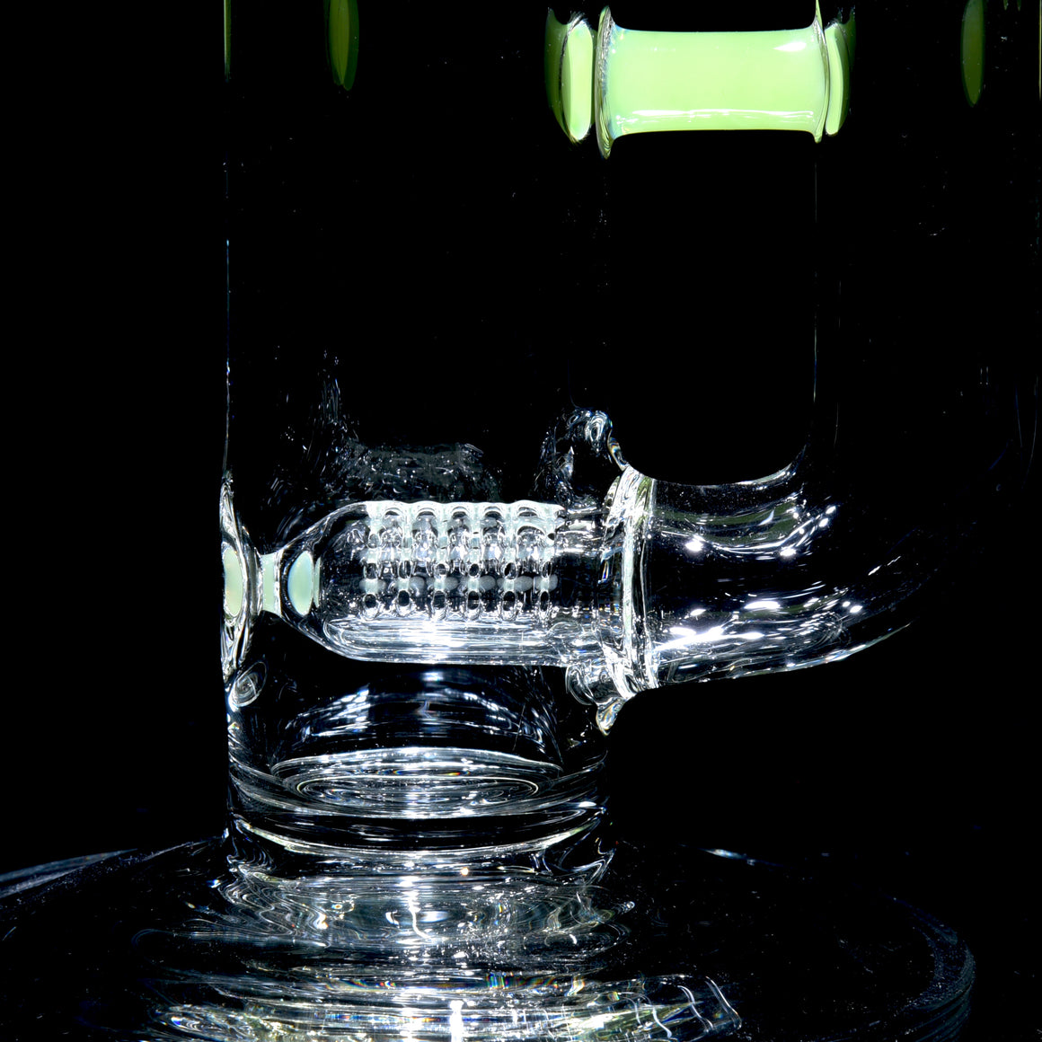 Accented 44mm Upgrid Stemline Straight Tube w/ Mille & 4-hole Horned Slide - Antidote - 18mm Female