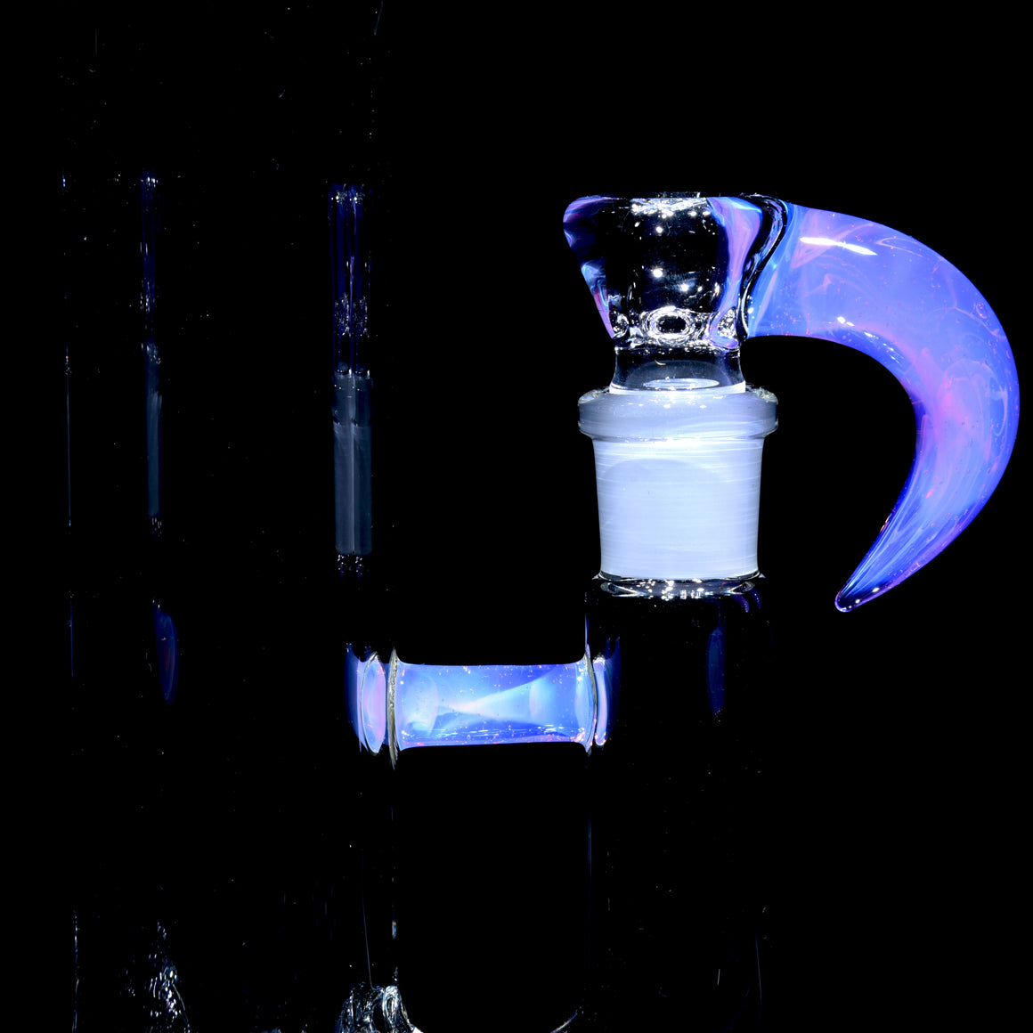 Accented 44mm Upgrid Double Stemline Straight Tube w/ 4-hole Horned Slide - Neo Opal - 18mm Female