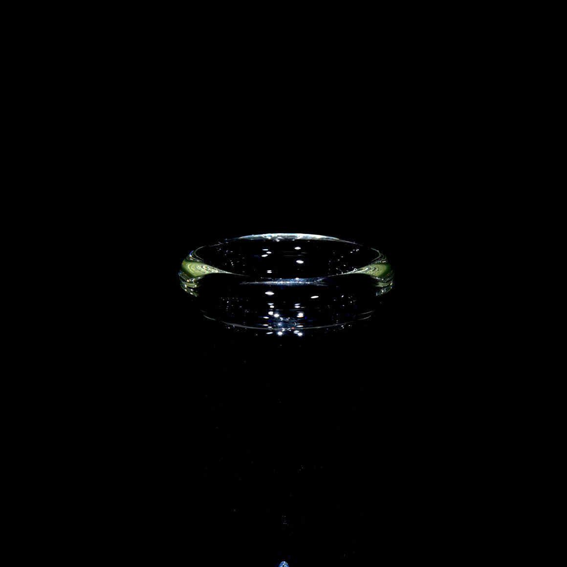 Accented 44mm 360° Grid Stemline Straight Tube w/ 4-hole Horned Slide - GA Ozone - 18mm Female