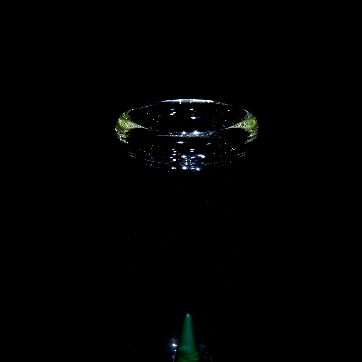 Accented 44mm Downgrid Stemline Straight Tube w/ 4-hole Horned Slide - Chromium - 18mm Female