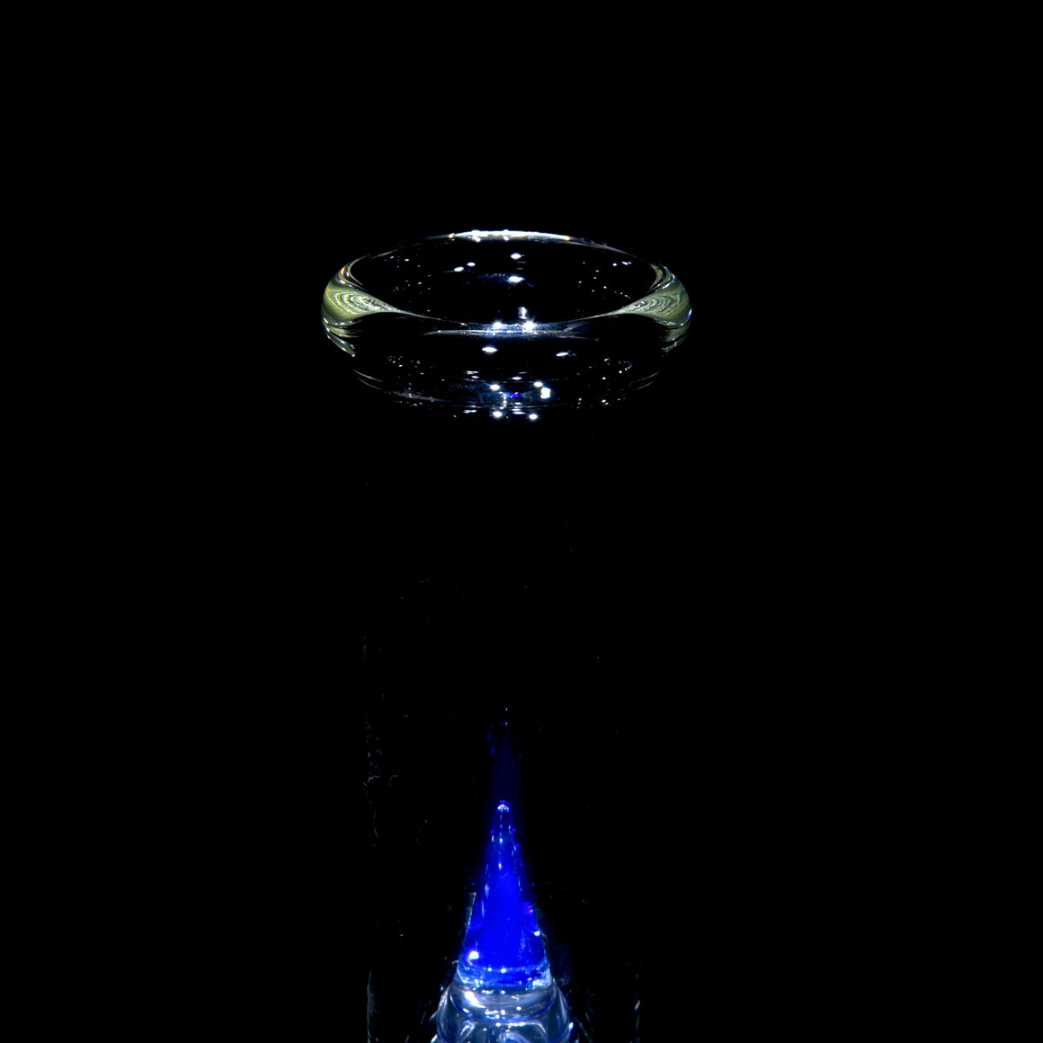 Accented 44mm Downgrid Stemline Straight Tube w/ 4-hole Horned Slide - Neptune - 18mm Female