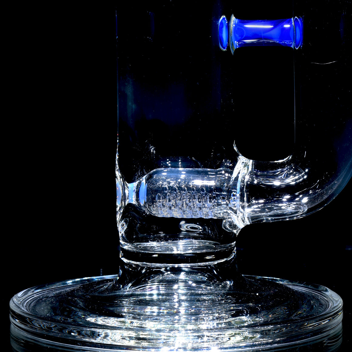 Accented 44mm Downgrid Stemline Straight Tube w/ 4-hole Horned Slide - Neptune - 18mm Female