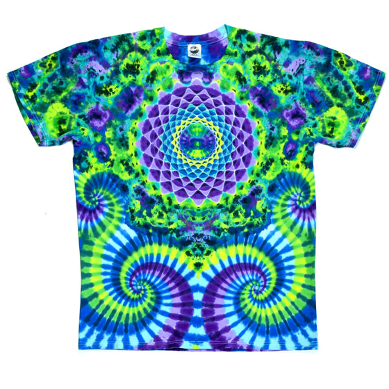 XL - Northern Lights Super Combo Short-sleeve Tie Dye T-Shirt