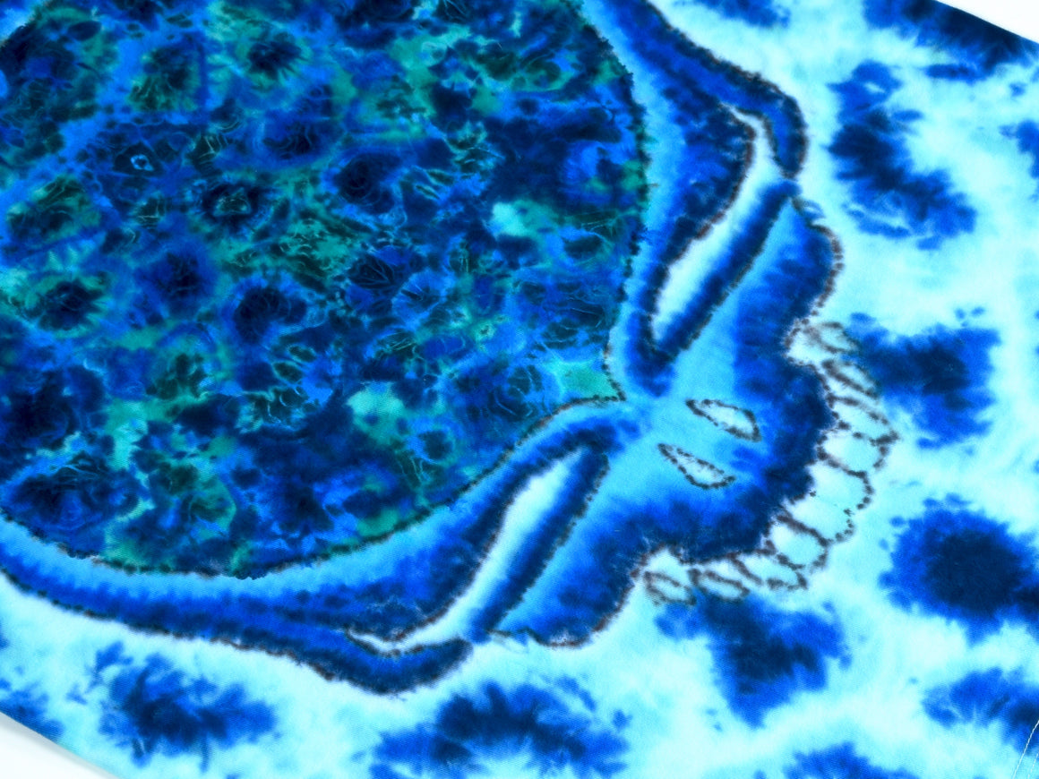 Medium Tie Dye T-Shirt - Aquatic Stealie Mandala Combo