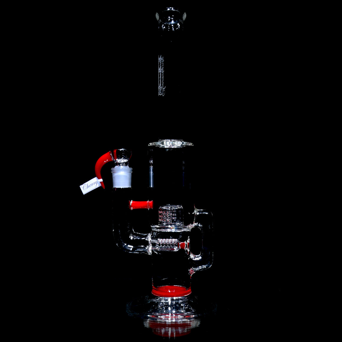 PA CapCycler - Stemline 16mm 6 Cut UpGrid to 180° Grid Cap w/ 28mm Neck - Cherry - 18mm Male