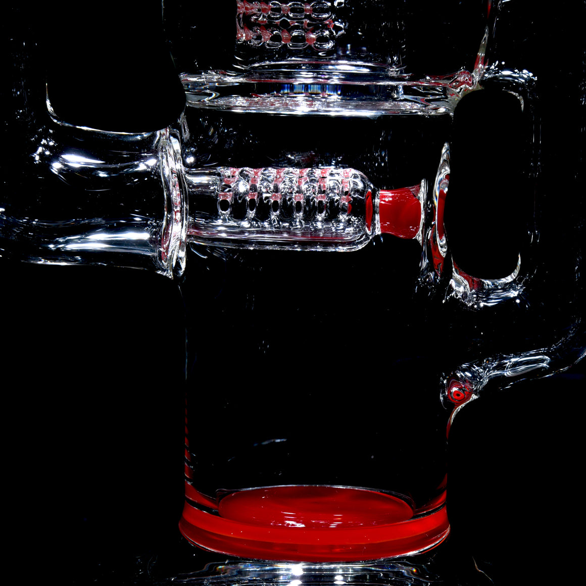 PA CapCycler - Stemline 16mm 6 Cut UpGrid to 180° Grid Cap w/ 28mm Neck - Cherry - 18mm Male