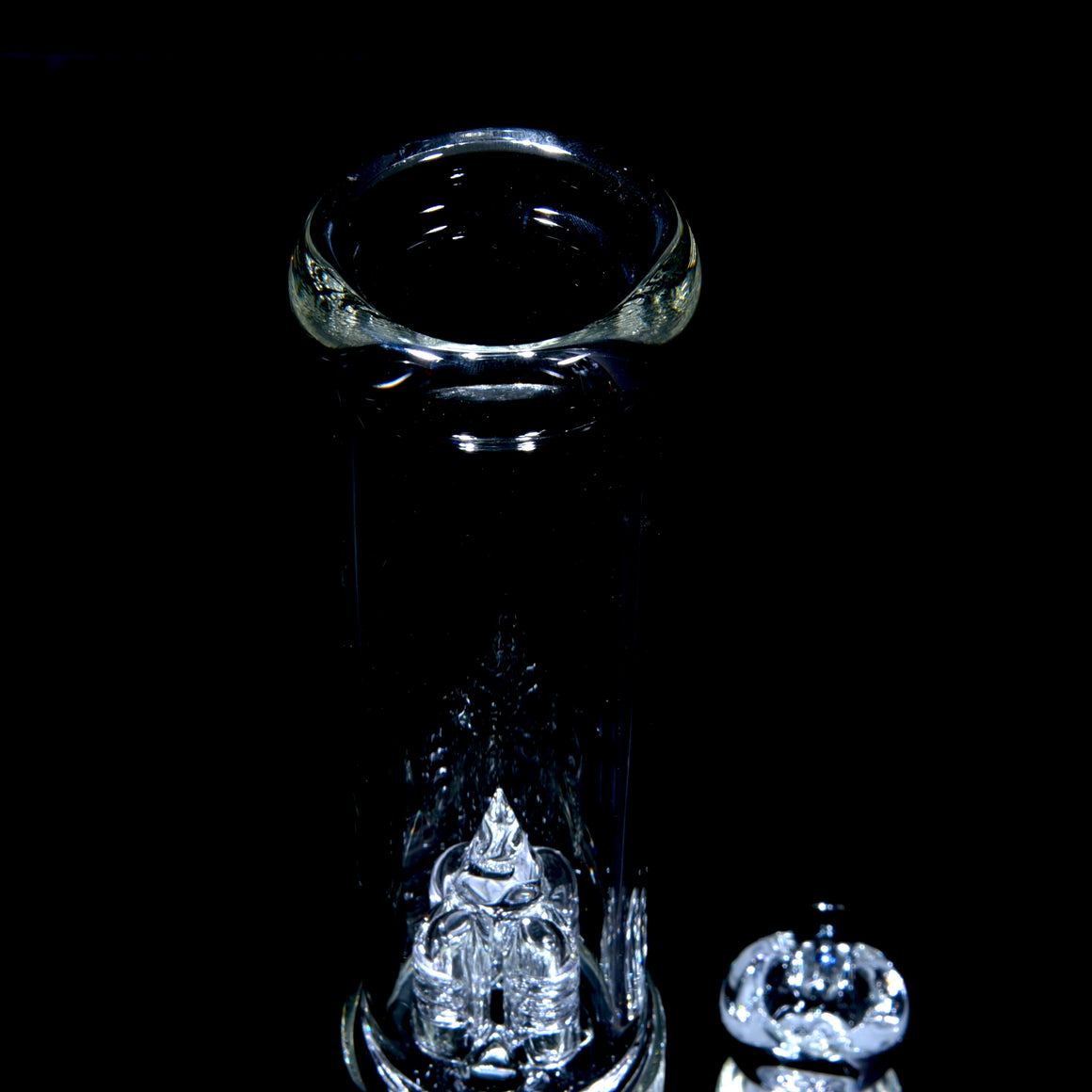 Pawn - Stemline 16mm 6 Cut UpGrid Tube w/ Inv4 Splashguard - Clear - 18mm Female