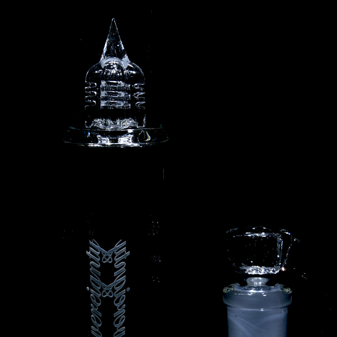 Pawn - Stemline 16mm 6 Cut UpGrid Tube w/ Inv4 Splashguard - Clear - 18mm Female