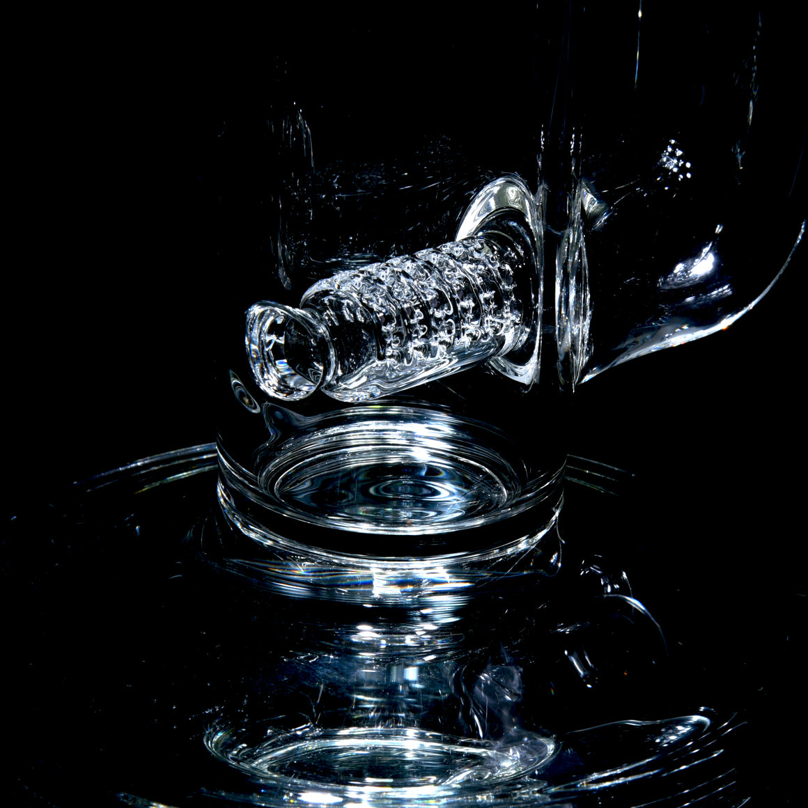 Pawn - Stemline 16mm 6 Cut UpGrid Tube w/ Inv4 Splashguard - Clear - 18mm Female