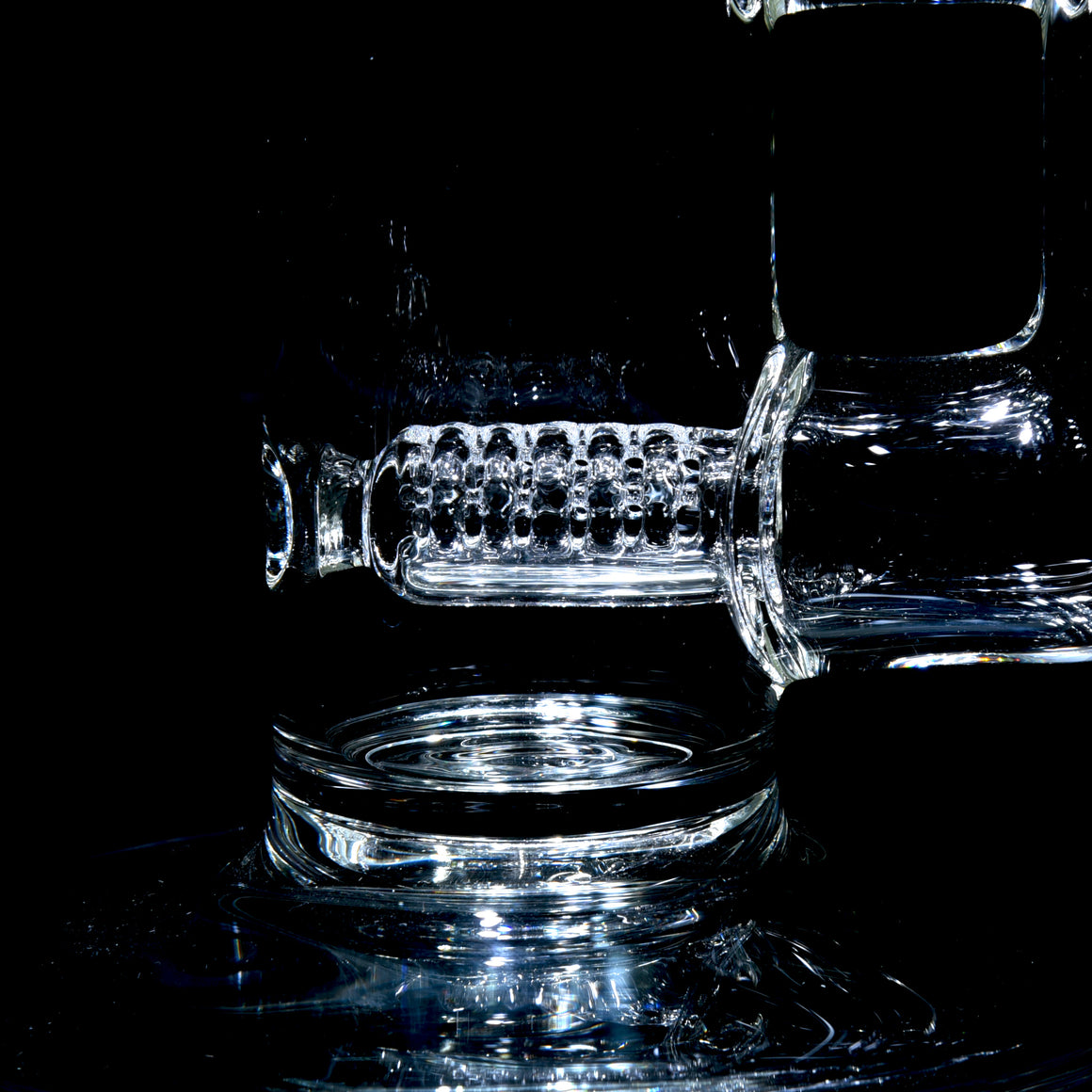 Pawn - Stemline 16mm 6 Cut UpGrid Tube w/ Inv4 Splashguard - Clear - 18mm Female