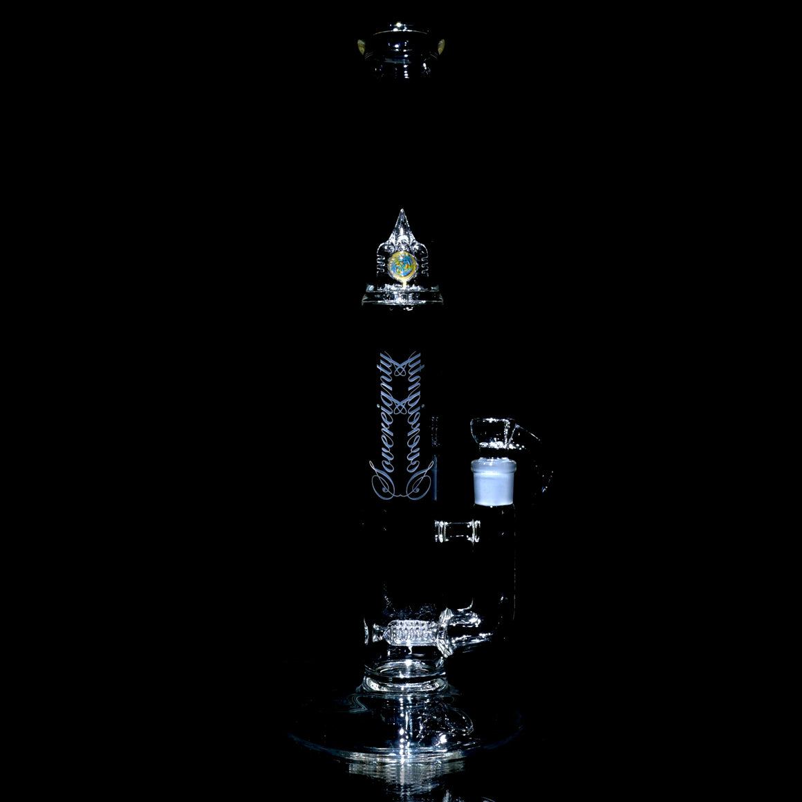 Bishop - G Line 9.5mm 6 Cut UpGrid Tube w/ Millie & Inv4 Splashguard - Clear - 18mm Female