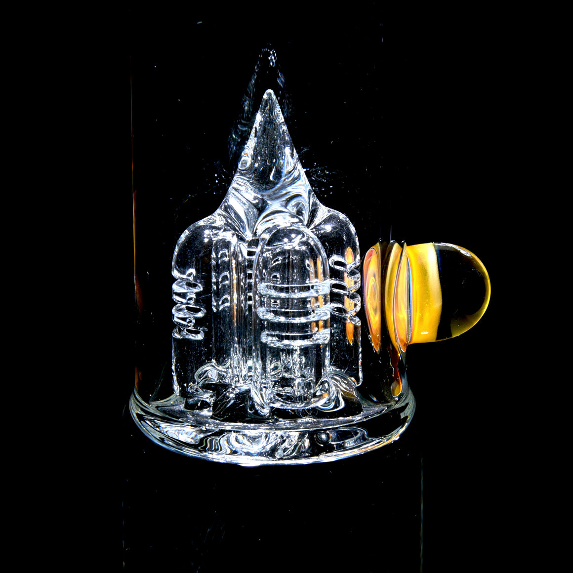 Bishop - G Line 9.5mm 6 Cut UpGrid Tube w/ Millie & Inv4 Splashguard - Clear - 18mm Female