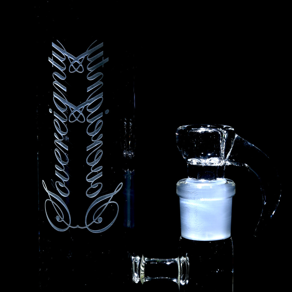 Bishop - G Line 9.5mm 6 Cut UpGrid Tube w/ Millie & Inv4 Splashguard - Clear - 18mm Female