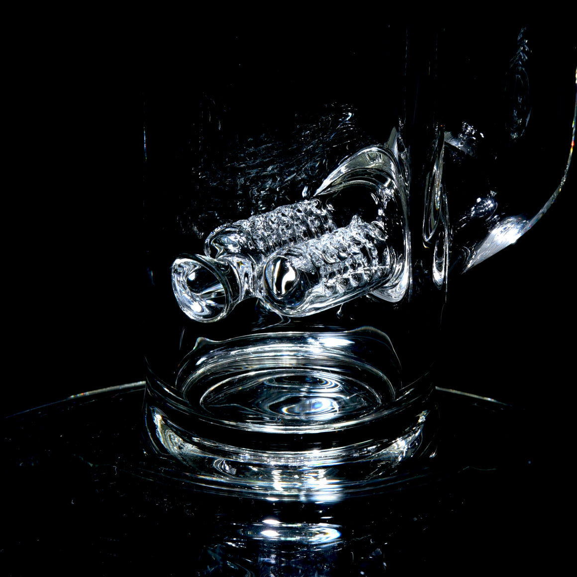 Bishop - G Line 9.5mm 6 Cut UpGrid Tube w/ Millie & Inv4 Splashguard - Clear - 18mm Female