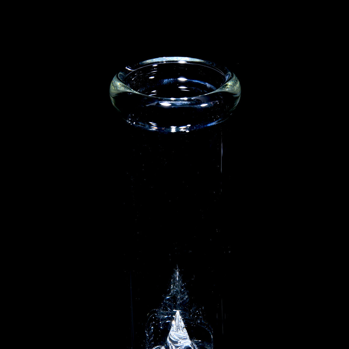 Bishop - Diffy Tube w/ Removable 180° Gridded Downstem - Clear - 18mm Female