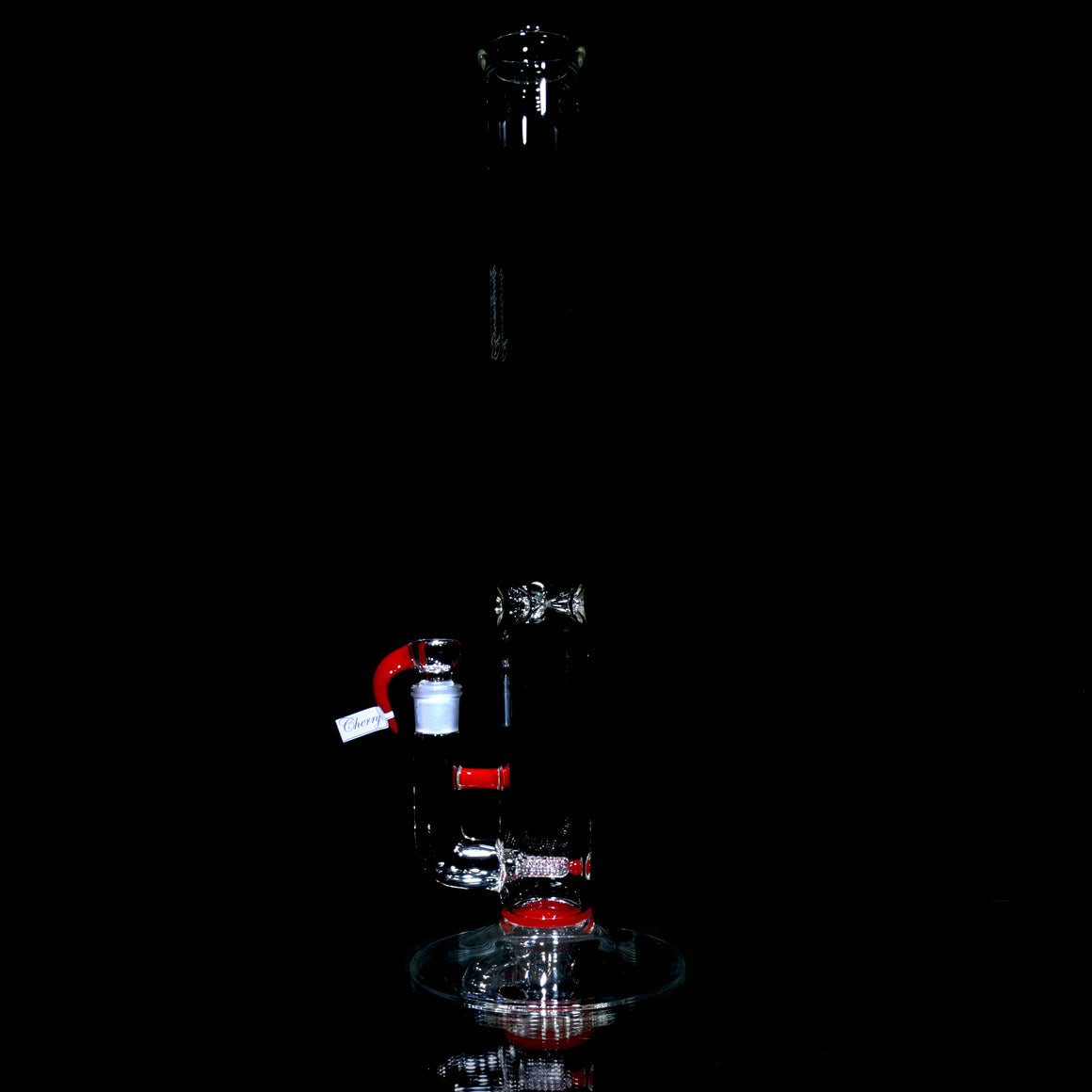 PA 50x5mm 6-Cut 9.5mm Upgrid G Line Straight Tube w/ 4-hole Slide - Cherry - 18mm Female