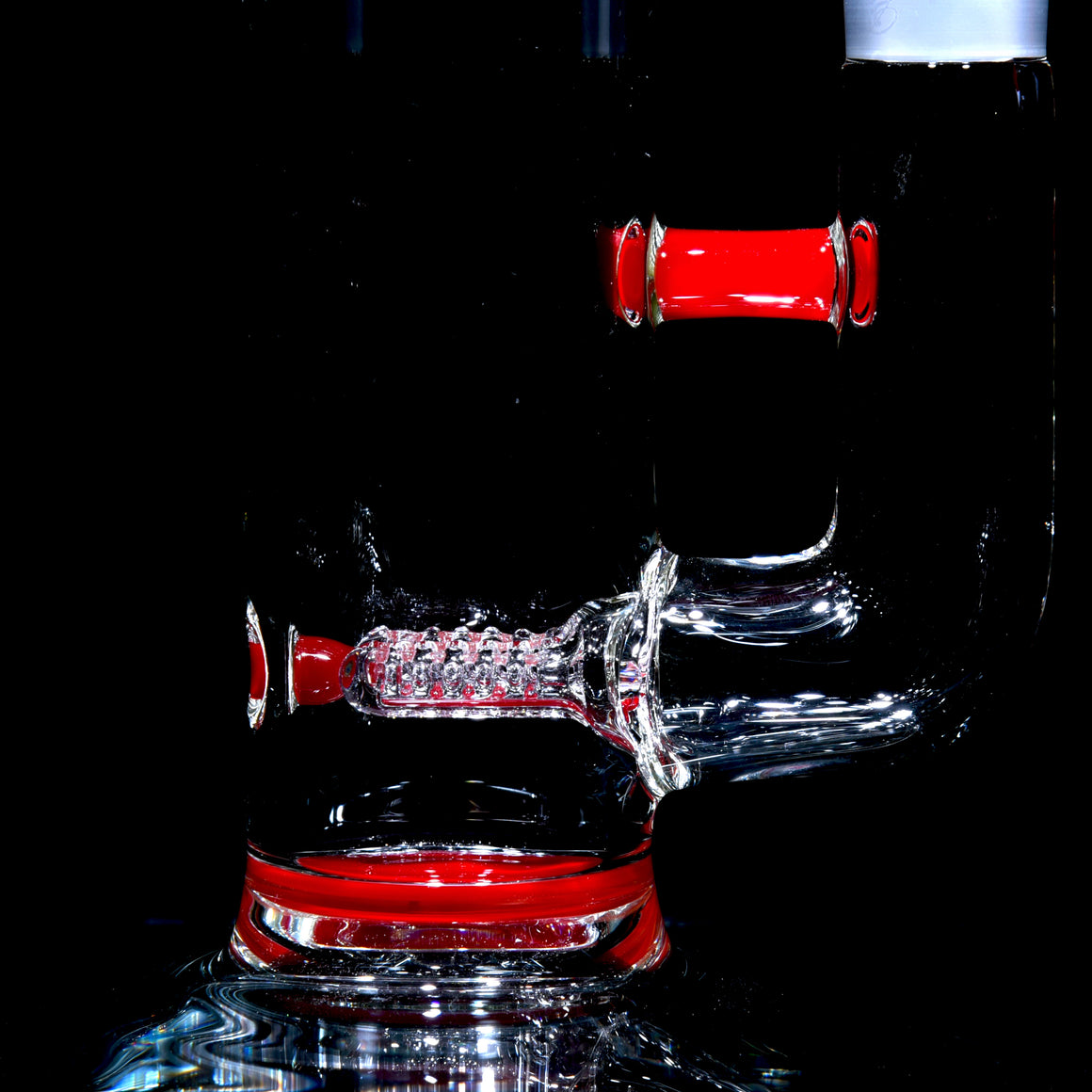 PA 50x5mm 6-Cut 9.5mm Upgrid G Line Straight Tube w/ 4-hole Slide - Cherry - 18mm Female