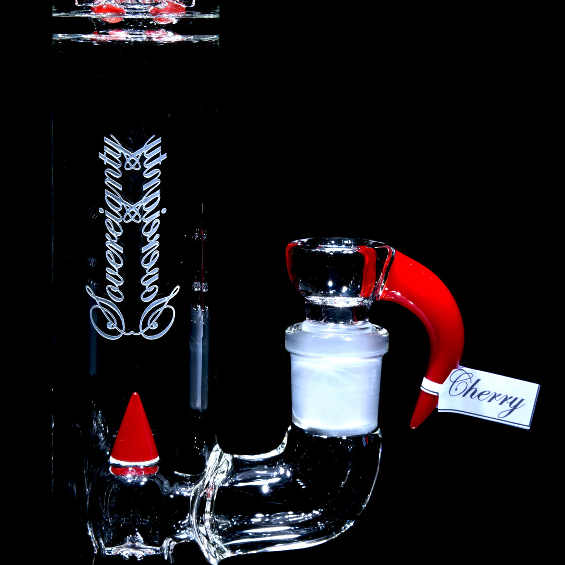 PA 44mm - Gridded Fixed 4 Tube w/ Inv4 Splashguard - Cherry - 18mm Female