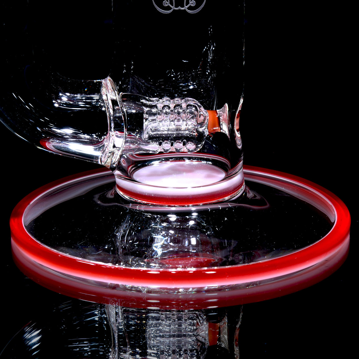 FA Natty Neck 3 Line 9.5mm 3 Cut to Mini Grid Dome - Pomegranate over Star White - 18mm Female