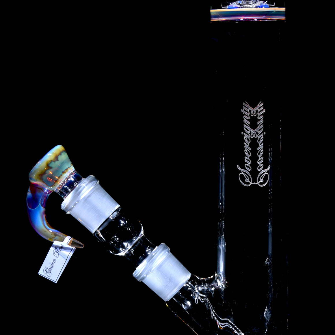 FA 44mm - Diffy Tube w/ Removable 180° Gridded Downstem & Inv4 Splashguard - Guava Root - 18mm Female