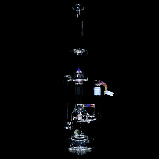 MA 4Net - 3 Line 12mm 3 Cut w/ Splashguard, 28mm Neck, & Millie - Guava Root - 18mm Female