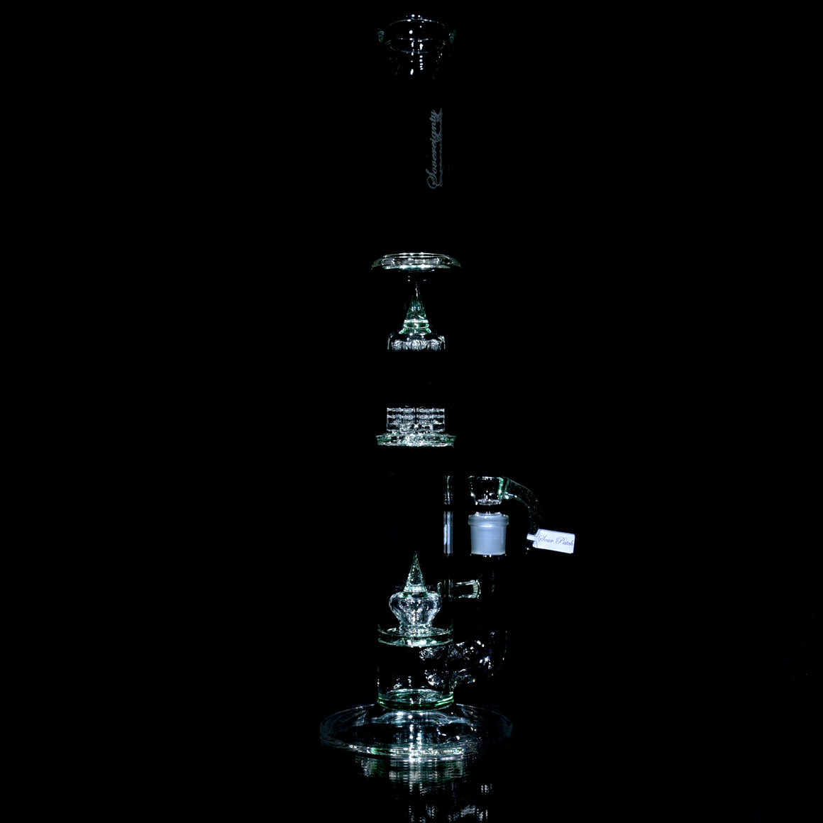 PA 8Tree - Imperial to Gridded 8 Tree 44mm Neck Double Chamber w/ 4-hole Slide - Sour Patch - 18mm Female