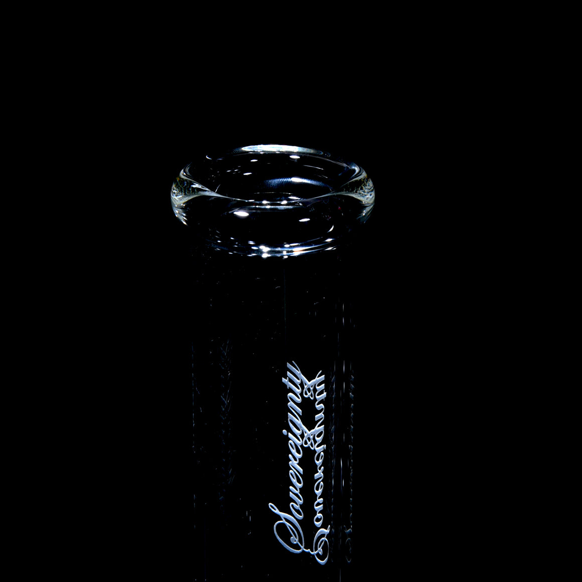 8Tree - Inv4 to Gridded 8 Tree 38mm Neck Double Chamber w/ 4-hole Slide - Clear - 18mm Female