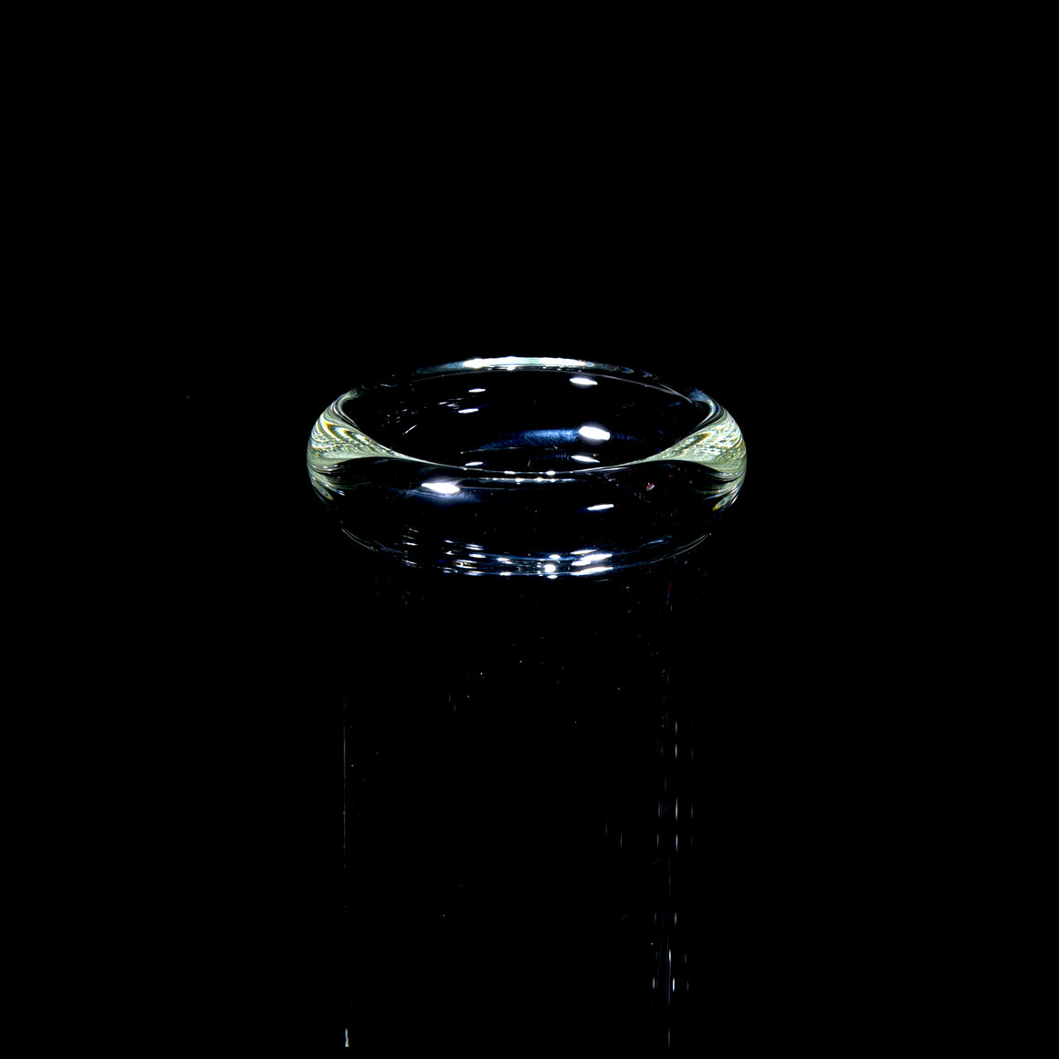 50x5mm 3 Line 9.5mm 3 Cut Straight Tube w/ 4-hole Slide - Clear - 18mm Female