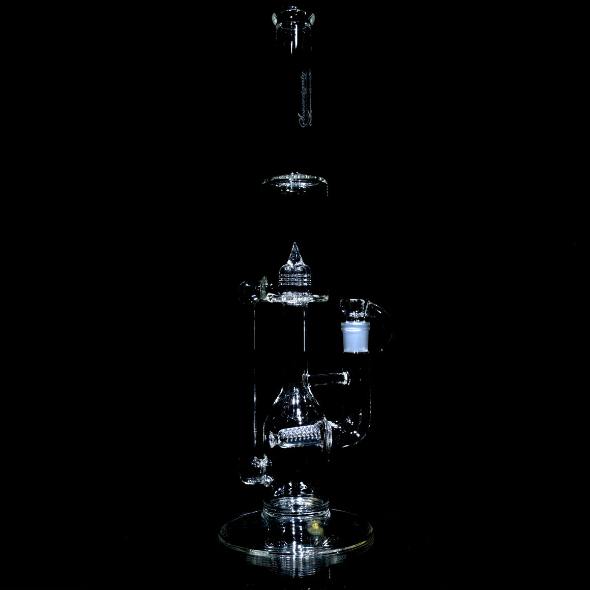 Full-size Hornet - Stemline 16mm 6 Cut w/ Splashguard, 28mm Neck, Millie - Clear - 18mm Female
