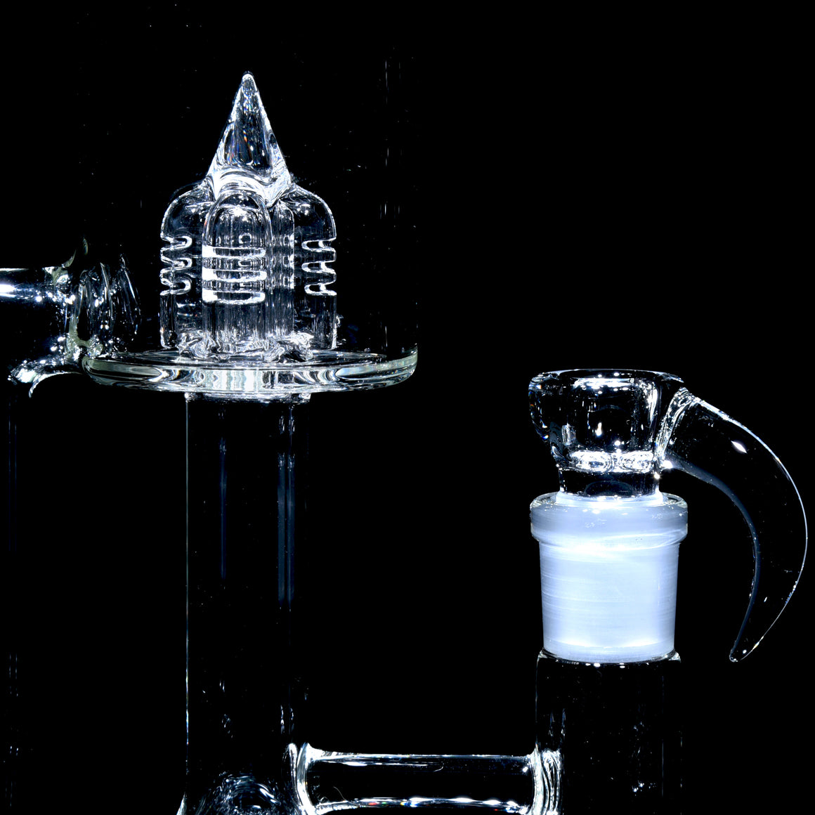 Full-size Hornet - Stemline 16mm 6 Cut w/ Splashguard, 28mm Neck, Millie - Clear - 18mm Female