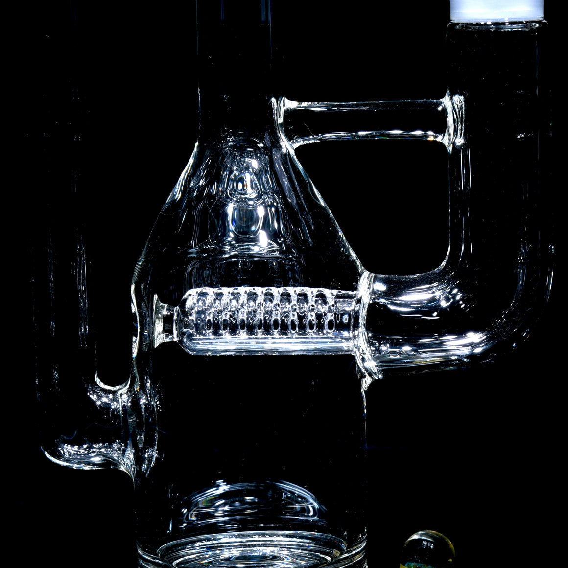 Full-size Hornet - Stemline 16mm 6 Cut w/ Splashguard, 28mm Neck, Millie - Clear - 18mm Female