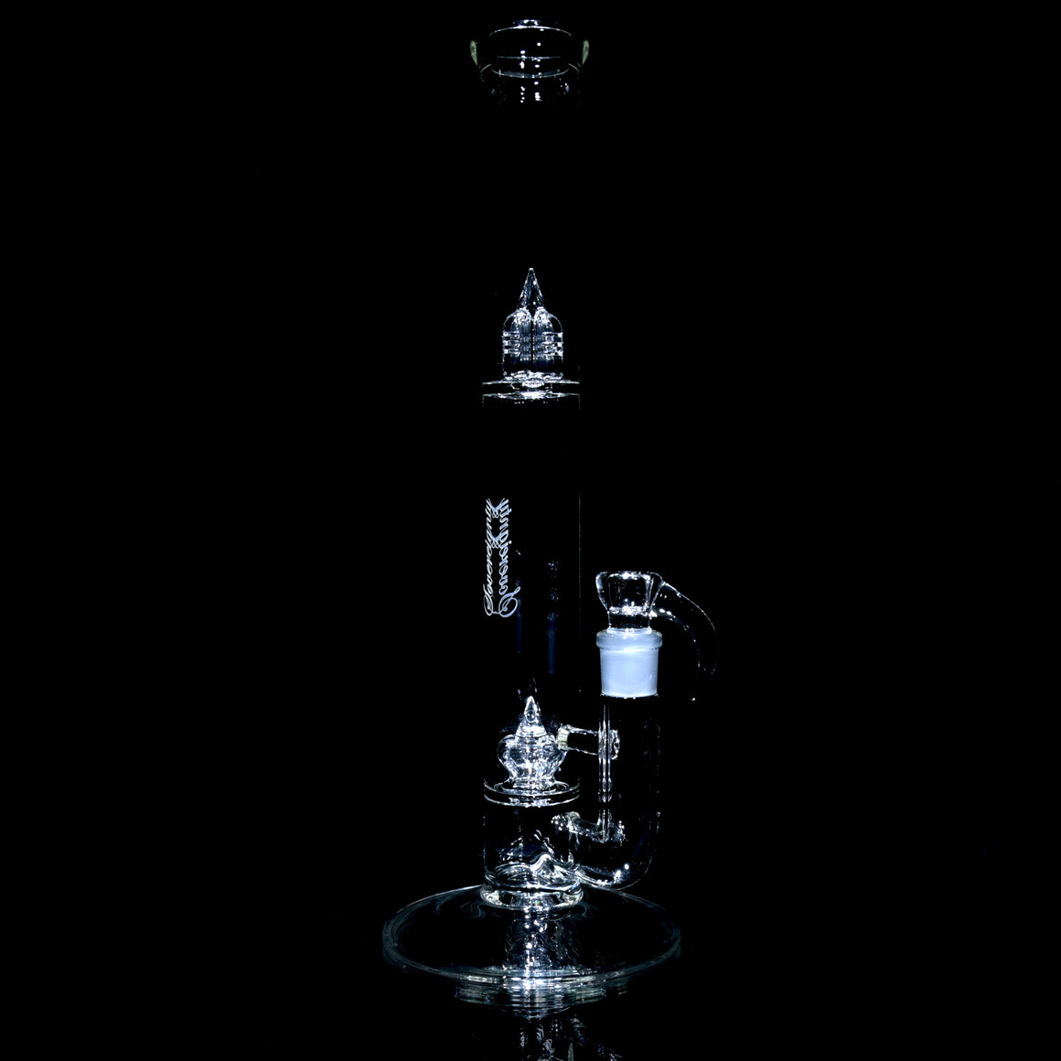 44mm - Imperial Perc Tube w/ Inv4 Splashguard- Clear - 18mm Female