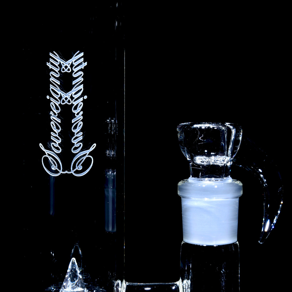 44mm - Imperial Perc Tube w/ Inv4 Splashguard- Clear - 18mm Female