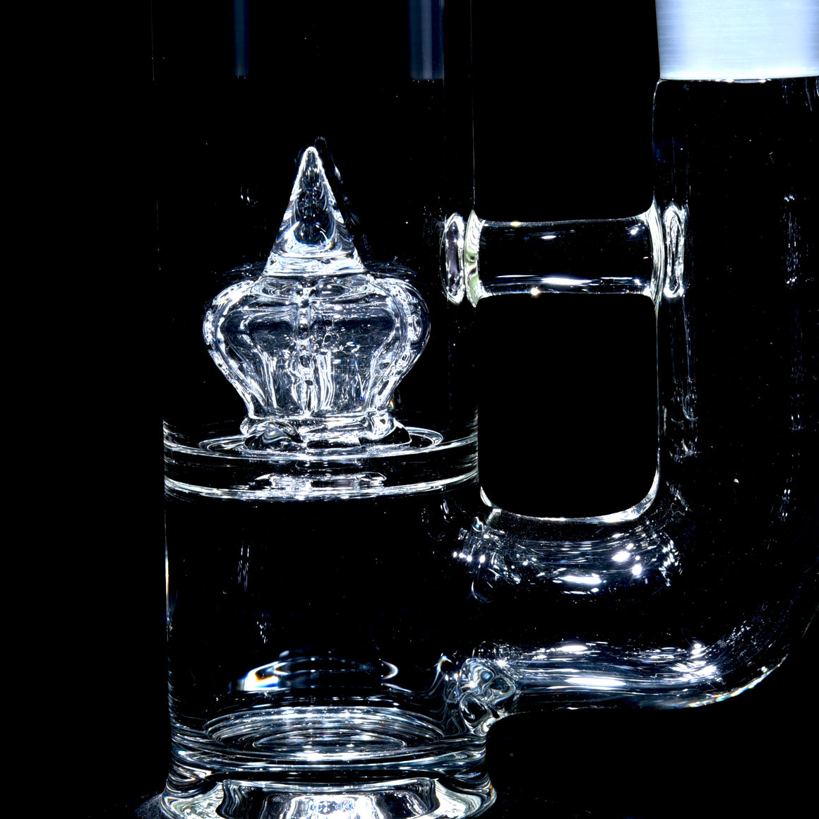44mm - Imperial Perc Tube w/ Inv4 Splashguard- Clear - 18mm Female