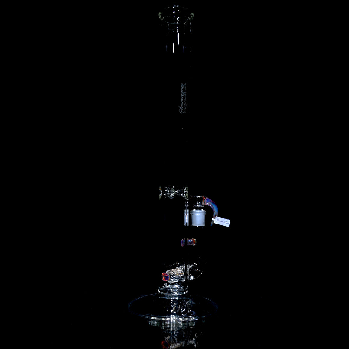 MA 50x5mm Stemline 20mm 6 Cut Upgrid Straight Tube w/ 4-hole Slide - Guava Root - 18mm Female