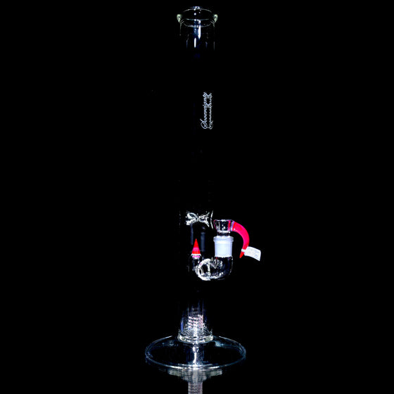 MA 50x5mm Fixed Stem 180° Straight Tube w/ 4-hole Slide - Pink Slyme/Poppy- 18mm Female