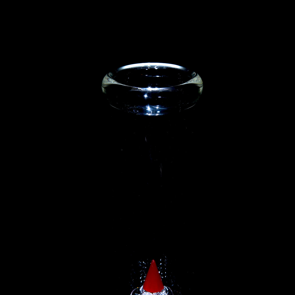 PA Bishop - Diffy Tube w/ Removable 180° Gridded Downstem - Cherry - 18mm Female