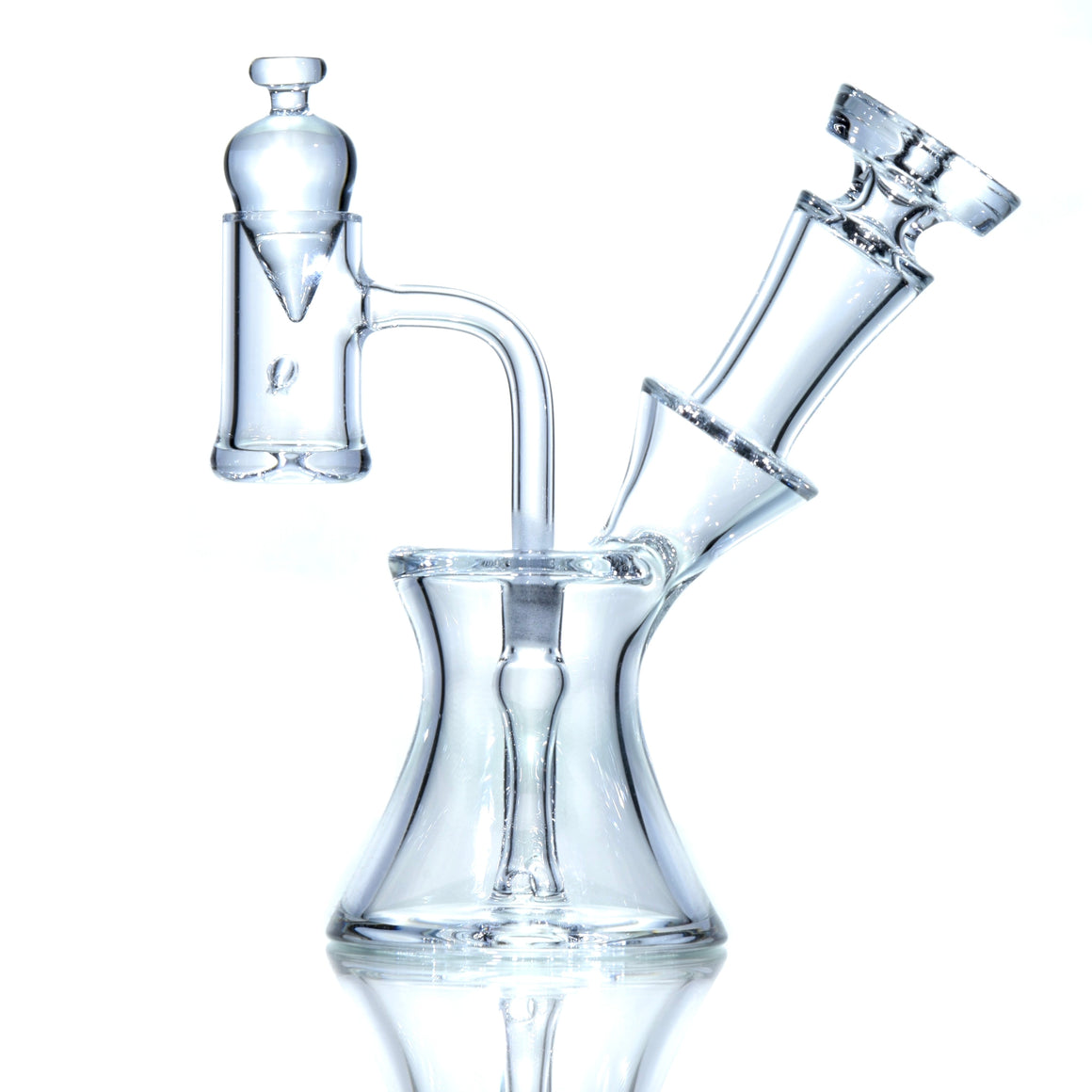 Evan Shore Micro Titty Rig/Auto-spinner Quartz Banger/Plug Set - 5mm Female