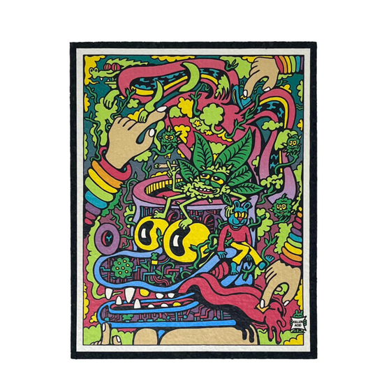 Psychonaut - 8.5" x 11" Killer Acid Mood Mat - LE300