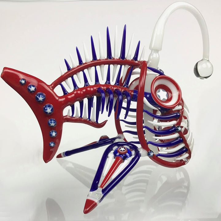 "Stars, Stripes, and Spikes" - 2014 Full-size Angler Fish