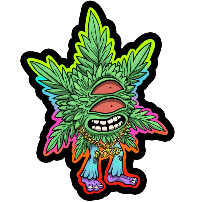 Lurk - 12" Pot Leaf Mood Mat