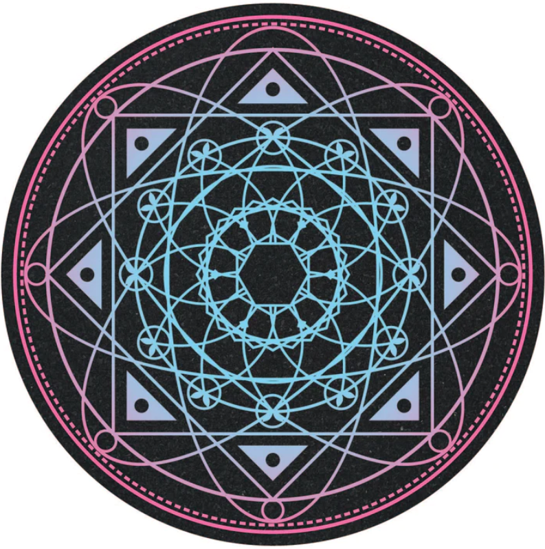 Skypop Grid - 12" Sacred Geometry Mood Mat