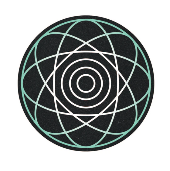 Blu-V Nebula - 8" Sacred Geometry Mood Mat