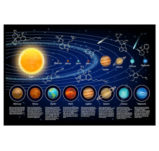Solar System Sesh - 12" x 18" Mood Mat