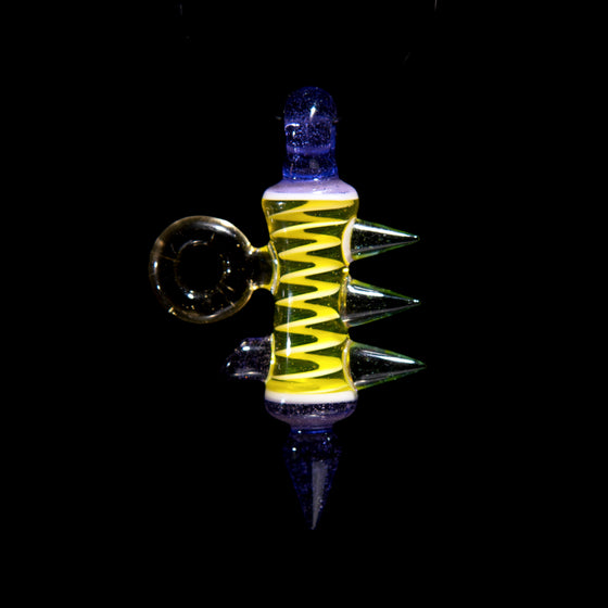 "Spectral Transfiguration" - CFL Reactive Geometric Pendant